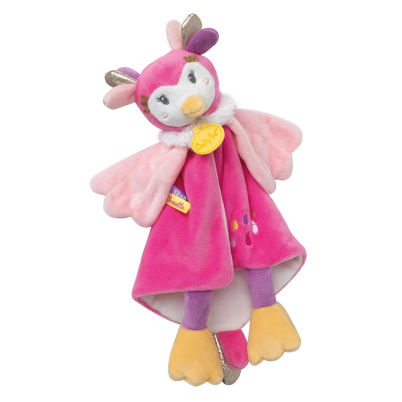 Lou the owl baby comforter pink purple 